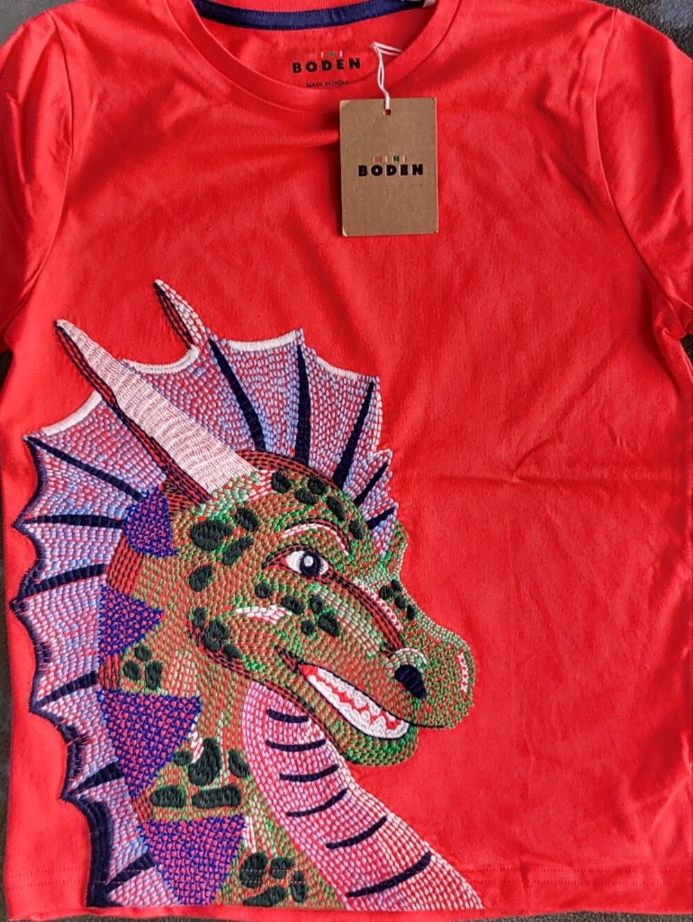 NWT Mini Boden Dragon Tee
